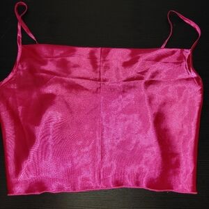 Satin Pink Cami Top